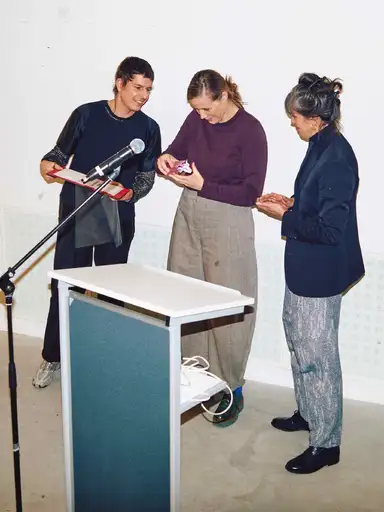 Márk Redele, Femke Herregraven & Ruby Hoette, 14 November 2024, CrD defence Femke Herregraven (photo Nikola Lamburov)